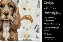 Load image into Gallery viewer, Chocolate Cocker Spaniel Coffee Bar Kitchen Towel