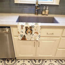 Load image into Gallery viewer, Sable Collie Coffee Bar Kitchen Towel