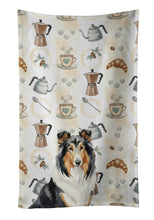 Load image into Gallery viewer, Tricolor Collie Coffee Bar Kitchen Towel