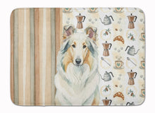 Load image into Gallery viewer, White Collie Coffee Bar Memory Foam Kitchen Mat