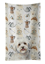 Load image into Gallery viewer, Coton de Tulear Coffee Bar Kitchen Towel