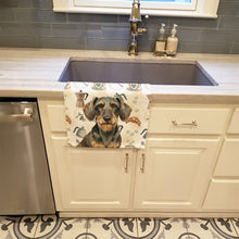 Load image into Gallery viewer, Wirehaired Wild Boar Dachshund Coffee Bar Kitchen Towel