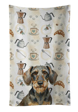 Load image into Gallery viewer, Wirehaired Wild Boar Dachshund Coffee Bar Kitchen Towel