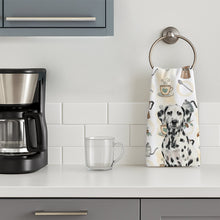 Load image into Gallery viewer, Dalmatian Coffee Bar Kitchen Towel