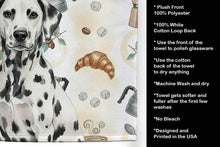 Load image into Gallery viewer, Dalmatian Coffee Bar Kitchen Towel