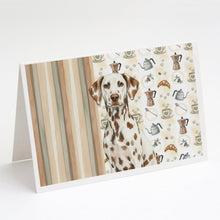 Load image into Gallery viewer, Liver Dalmatian Coffee Bar Greeting Cards Pack of 8