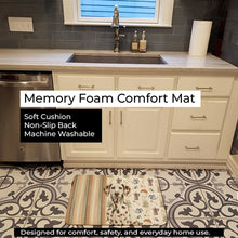 Load image into Gallery viewer, Liver Dalmatian Coffee Bar Memory Foam Kitchen Mat