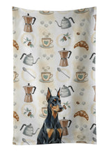 Load image into Gallery viewer, Doberman Pinscher Coffee Bar Kitchen Towel
