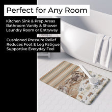 Load image into Gallery viewer, Isabella Dogue de Bordeaux Coffee Bar Memory Foam Kitchen Mat