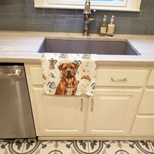 Load image into Gallery viewer, Mahogany Dogue de Bordeaux Coffee Bar Kitchen Towel