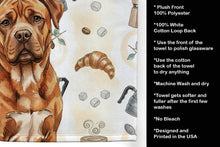 Load image into Gallery viewer, Mahogany Dogue de Bordeaux Coffee Bar Kitchen Towel