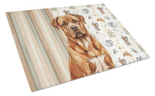 Load image into Gallery viewer, Mahogany Dogue de Bordeaux Coffee Bar Glass Cutting Board