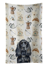 Load image into Gallery viewer, Black English Cocker Spaniel Coffee Bar Kitchen Towel