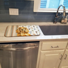 Load image into Gallery viewer, Golden English Cocker Spaniel Coffee Bar Dish Drying Mat