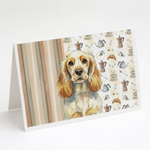 Load image into Gallery viewer, Lemon Roan English Cocker Spaniel Coffee Bar Greeting Cards Pack of 8