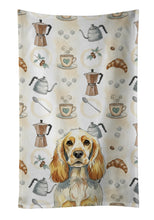 Load image into Gallery viewer, Lemon Roan English Cocker Spaniel Coffee Bar Kitchen Towel