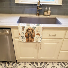 Load image into Gallery viewer, Liver English Cocker Spaniel Coffee Bar Kitchen Towel