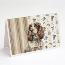 Load image into Gallery viewer, Liver Roan English Cocker Spaniel Coffee Bar Greeting Cards Pack of 8