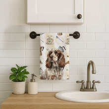 Load image into Gallery viewer, Liver Roan English Cocker Spaniel Coffee Bar Kitchen Towel