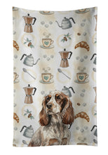 Load image into Gallery viewer, Liver Roan English Cocker Spaniel Coffee Bar Kitchen Towel