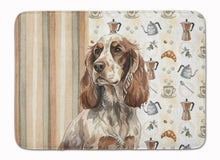 Load image into Gallery viewer, Liver Roan English Cocker Spaniel Coffee Bar Memory Foam Kitchen Mat