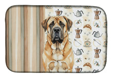 Load image into Gallery viewer, Apricot English Mastiff Coffee Bar Dish Drying Mat