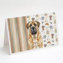 Load image into Gallery viewer, Apricot English Mastiff Coffee Bar Greeting Cards Pack of 8