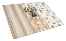 Load image into Gallery viewer, Apricot English Mastiff Coffee Bar Glass Cutting Board