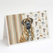 Load image into Gallery viewer, Brindle English Mastiff Coffee Bar Greeting Cards Pack of 8