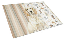 Load image into Gallery viewer, Lemon Belton English Setter Coffee Bar Glass Cutting Board