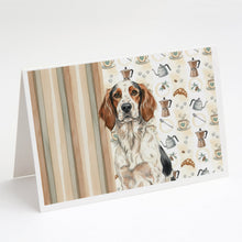 Load image into Gallery viewer, Tricolor English Setter Coffee Bar Greeting Cards Pack of 8
