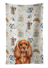 Load image into Gallery viewer, Ruby English Toy Spaniel Coffee Bar Kitchen Towel
