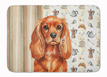 Load image into Gallery viewer, Ruby English Toy Spaniel Coffee Bar Memory Foam Kitchen Mat