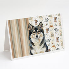 Load image into Gallery viewer, Finnish Lapphund Coffee Bar Greeting Cards Pack of 8