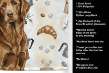 Load image into Gallery viewer, Liver Flat-Coated Retriever Coffee Bar Kitchen Towel