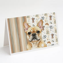 Load image into Gallery viewer, Fawn French Bulldog Coffee Bar Greeting Cards Pack of 8