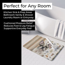 Load image into Gallery viewer, Pied French Bulldog Coffee Bar Memory Foam Kitchen Mat
