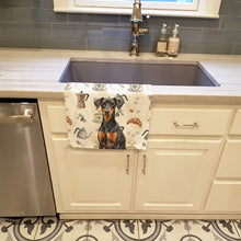 Load image into Gallery viewer, German Pinscher Coffee Bar Kitchen Towel