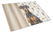 Load image into Gallery viewer, German Pinscher Coffee Bar Glass Cutting Board