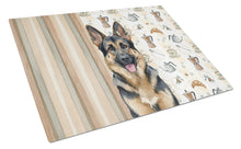 Load image into Gallery viewer, German Shepherd Coffee Bar Glass Cutting Board