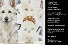 Load image into Gallery viewer, White German Shepherd Coffee Bar Kitchen Towel