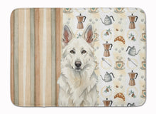 Load image into Gallery viewer, White German Shepherd Coffee Bar Memory Foam Kitchen Mat