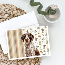 Load image into Gallery viewer, Roan German Wirehaired Pointer Coffee Bar Greeting Cards Pack of 8
