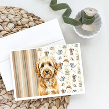 Load image into Gallery viewer, Goldendoodle Coffee Bar Greeting Cards Pack of 8