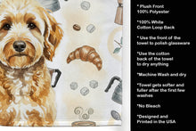 Load image into Gallery viewer, Goldendoodle Coffee Bar Kitchen Towel