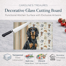 Load image into Gallery viewer, Gordon Setter Coffee Bar Glass Cutting Board