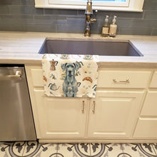Load image into Gallery viewer, Blue Great Dane Coffee Bar Kitchen Towel
