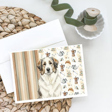 Load image into Gallery viewer, Badger Great Pyrenees Coffee Bar Greeting Cards Pack of 8