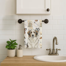 Load image into Gallery viewer, Badger Great Pyrenees Coffee Bar Kitchen Towel