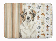 Load image into Gallery viewer, Badger Great Pyrenees Coffee Bar Memory Foam Kitchen Mat